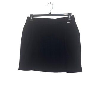 Rafaella Womens Black A Line Short Skort Size M Viscose Blend